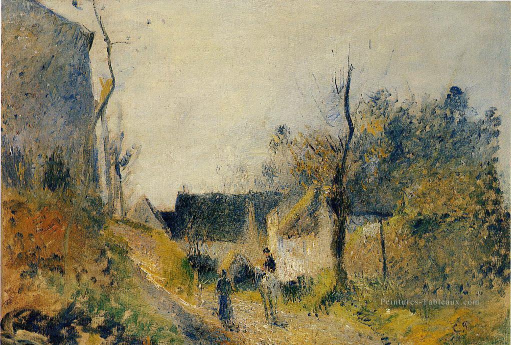 paysage à valhermeil 1878 Camille Pissarro Peintures à l'huile